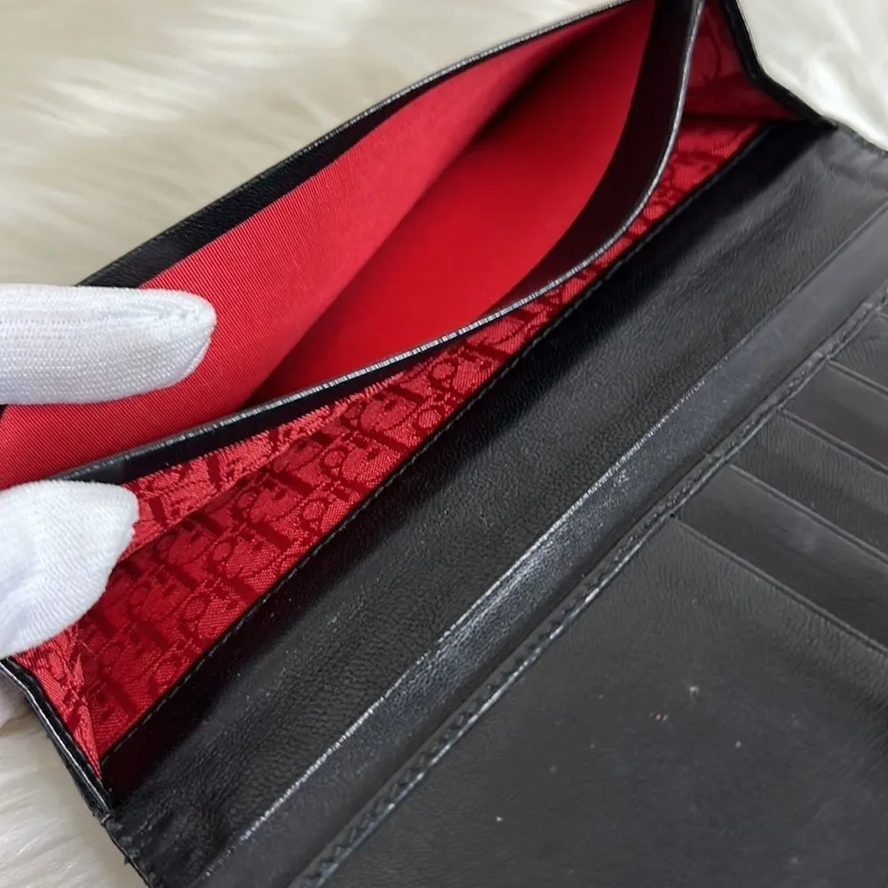 💯Authentic Christian Dior Long Wallet 🍀